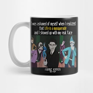 Kafka Portrait and Quote Mug